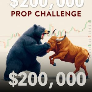 A group of excited traders participating in the PROPTONIC $200,000 Challenge, showcasing their trading skills.